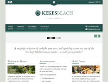 Tablet Screenshot of kekesbeach.gr